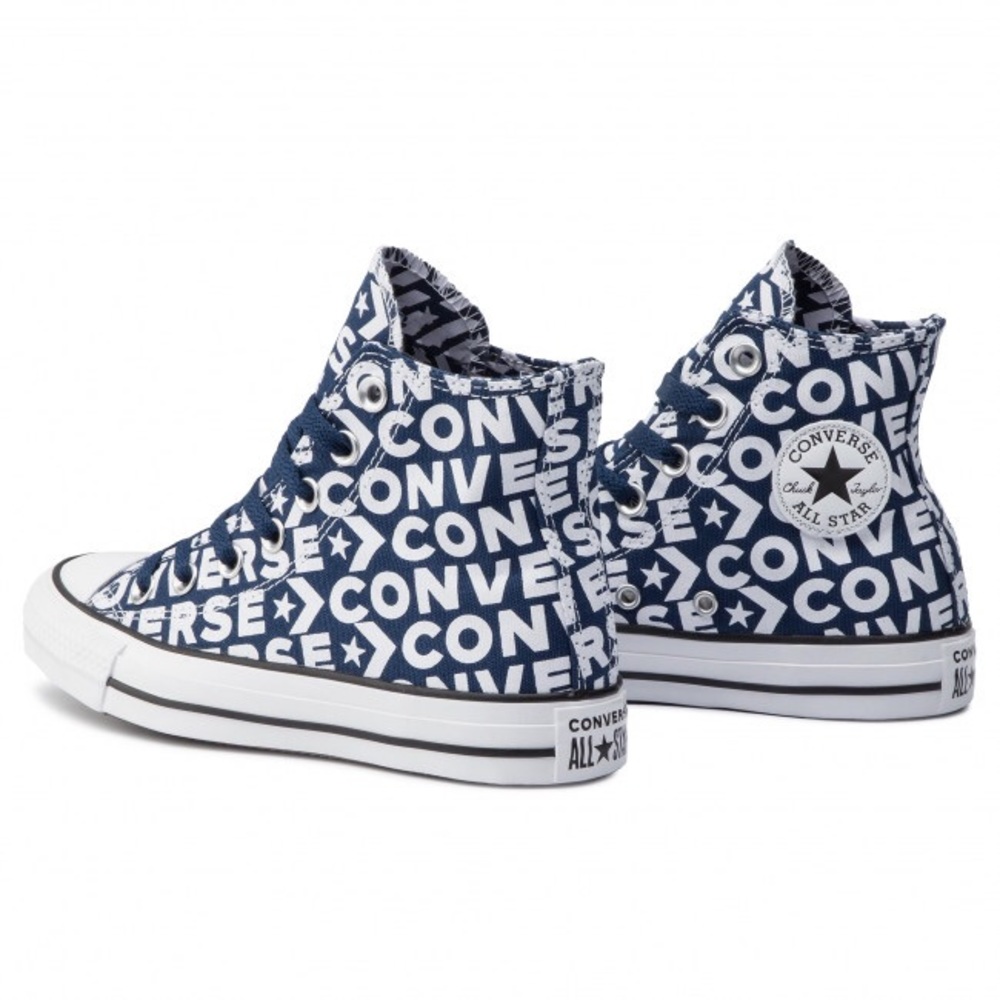 /Converse CTAS Hi Navy/White Men’s sneakers - Picture 8 of 9